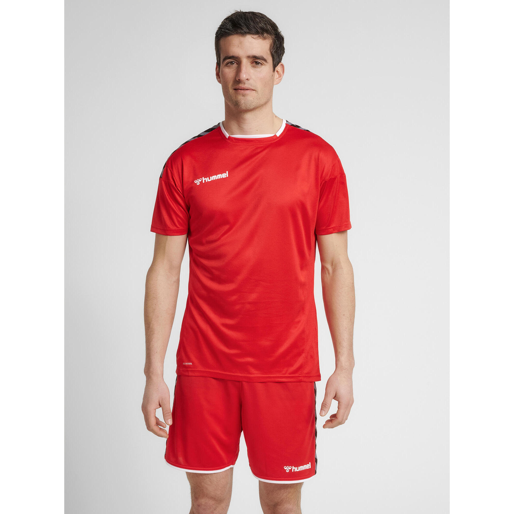 Hummel - Enfiler T-shirt Hmlauthentic Homme Hummel - Maillot Manches Courtes - Rose|rouge - 40 M - Decathlon