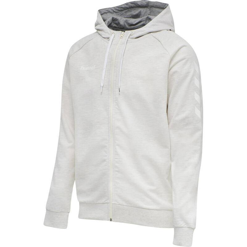 Fermeture Éclair Cotton Kapuzenpullover Hmlgo Multisport Homme HUMMEL