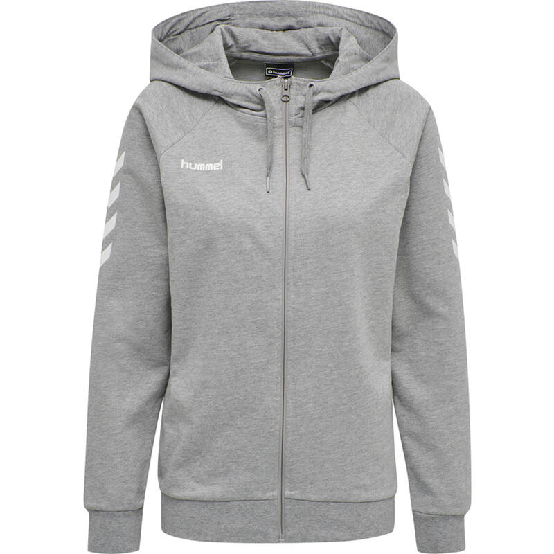 Damen-Kapuzenjacke mit Reißverschluss Hummel hmlGO cotton