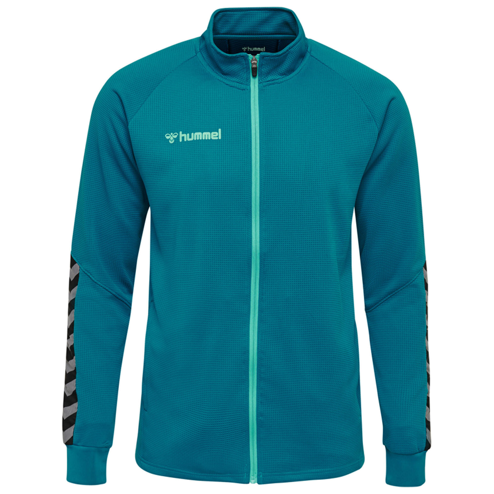 Hummel - Fermeture Éclair Zip Combinaison Hmlauthentic Homme Hummel - Veste - Blanc|bleu|turquoise - 56 3xl - Decathlon