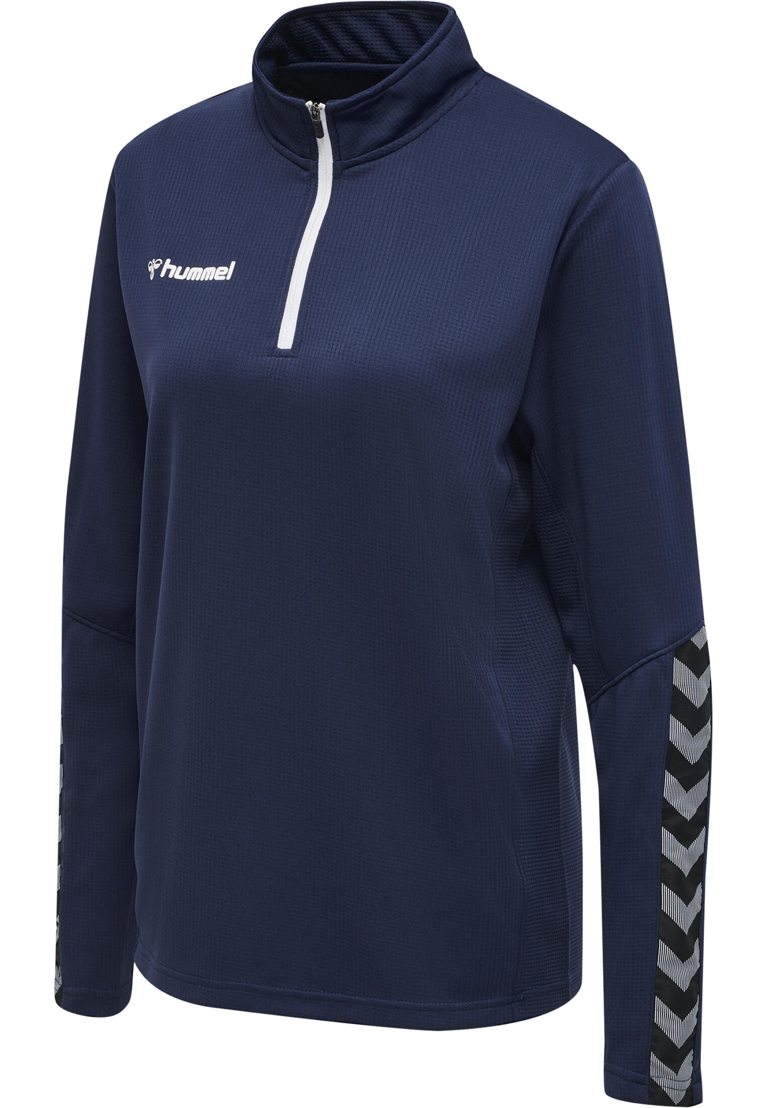 Bluza do piłki nożnej damska Hummel demi-zip hml AUTHENTIC