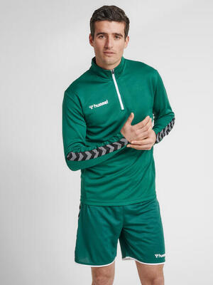 Zip Sudadera Hmlauthentic Multideporte Hombre Transpirable Diseño Ligero Hummel