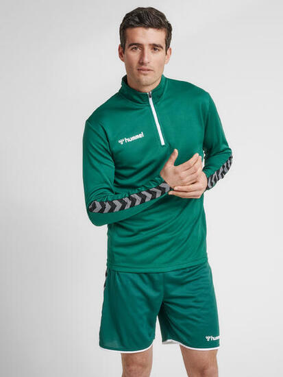 Zip Sudadera Hmlauthentic Multideporte Hombre Transpirable Diseño Ligero Hummel