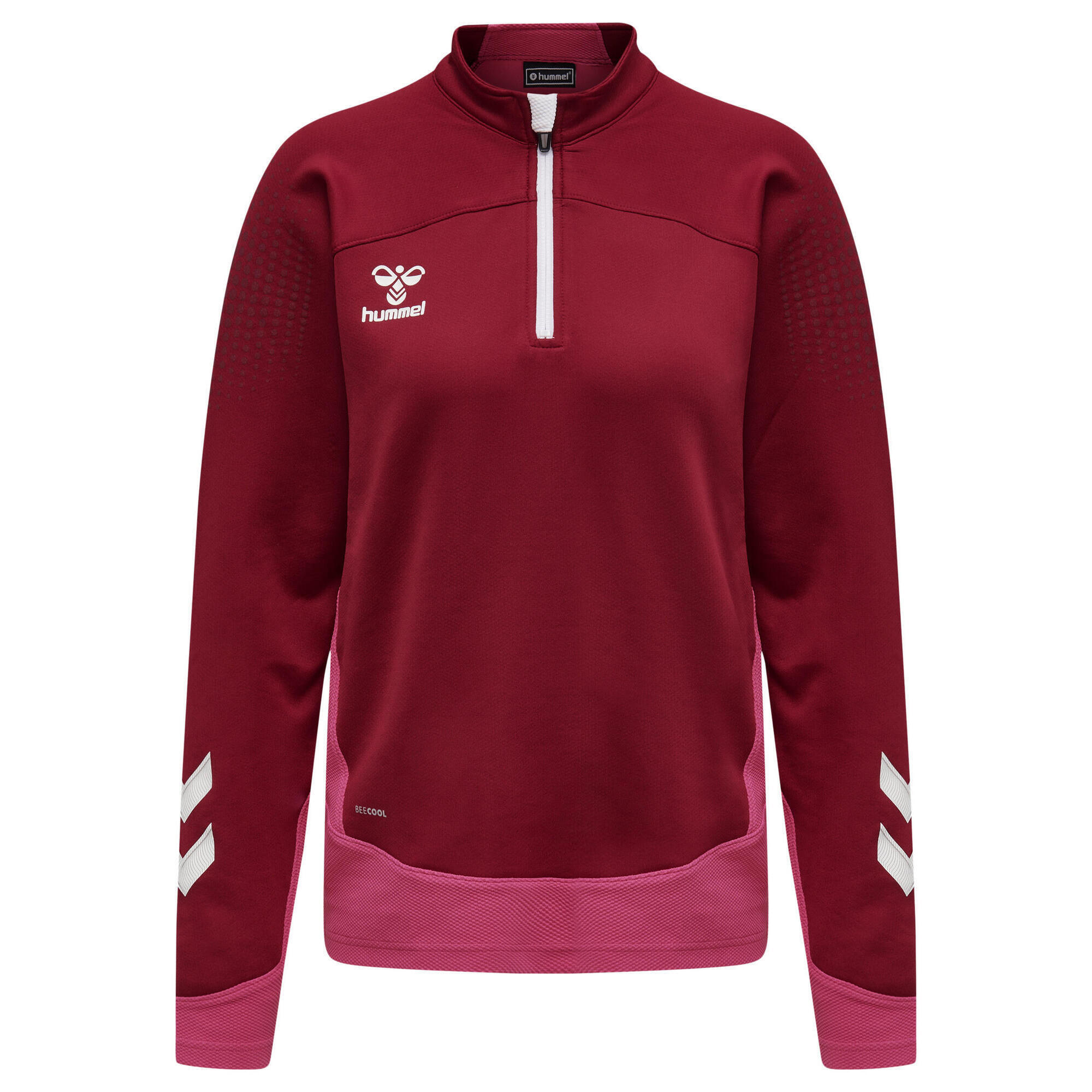 Demie-Fermeture Éclair Zip Sweat-Shirt Hmllead Femme 4/7