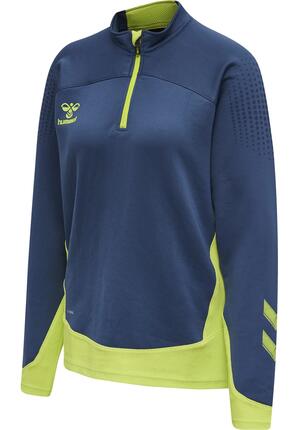 Demie-Fermeture Éclair Zip Sweat-Shirt Hmllead Femme