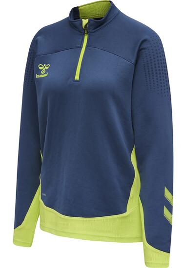 Demie-Fermeture Éclair Zip Sweat-Shirt Hmllead Femme