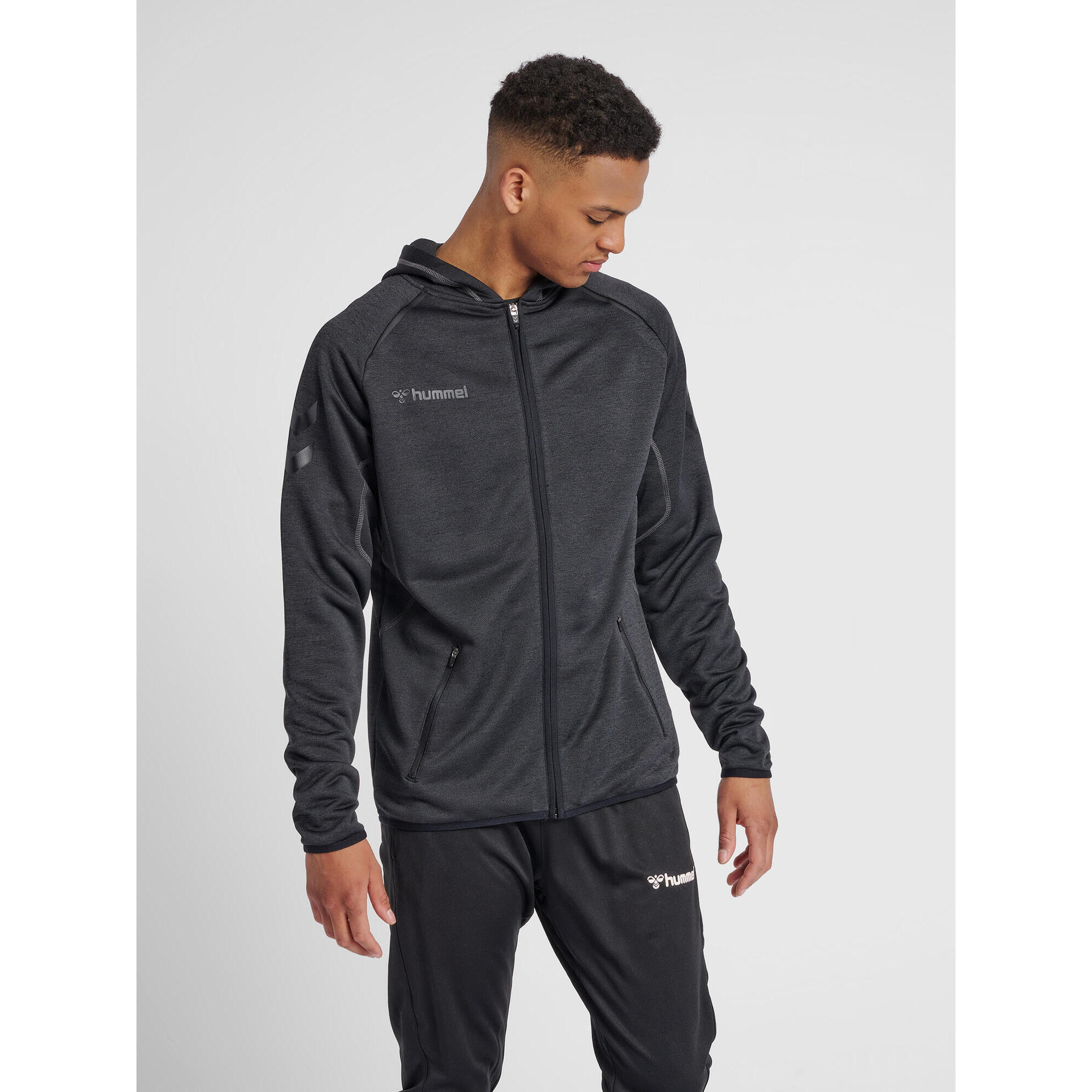 Hummel - Hmlauthentic Pro Zip Hoodie Sweat À Capuche Zippé Homme - Sweat-shirt - Noir - 38 S - Decathlon
