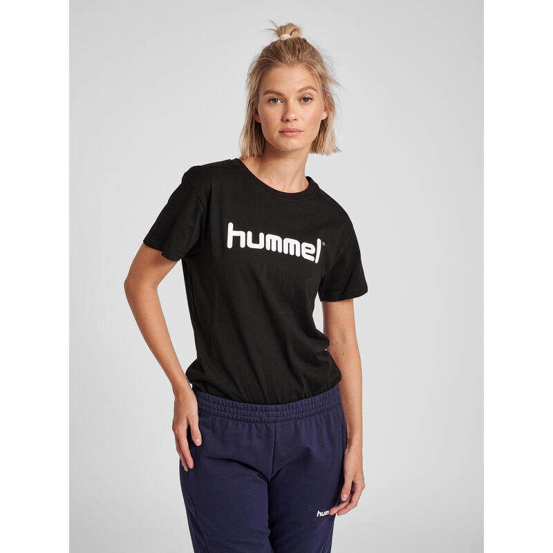 Decathlon T-SHIRT HUMMEL S/S HMLGO LOGO | HUMMEL WOMAN COTTON