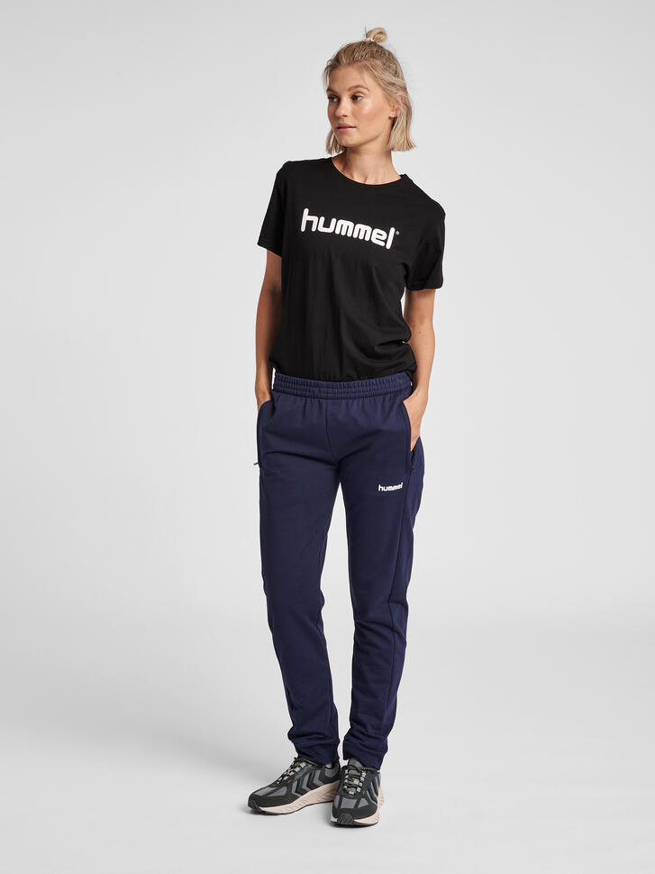 Koszulka sportowa z krótkim rękawem damska Hummel Cotton Logo