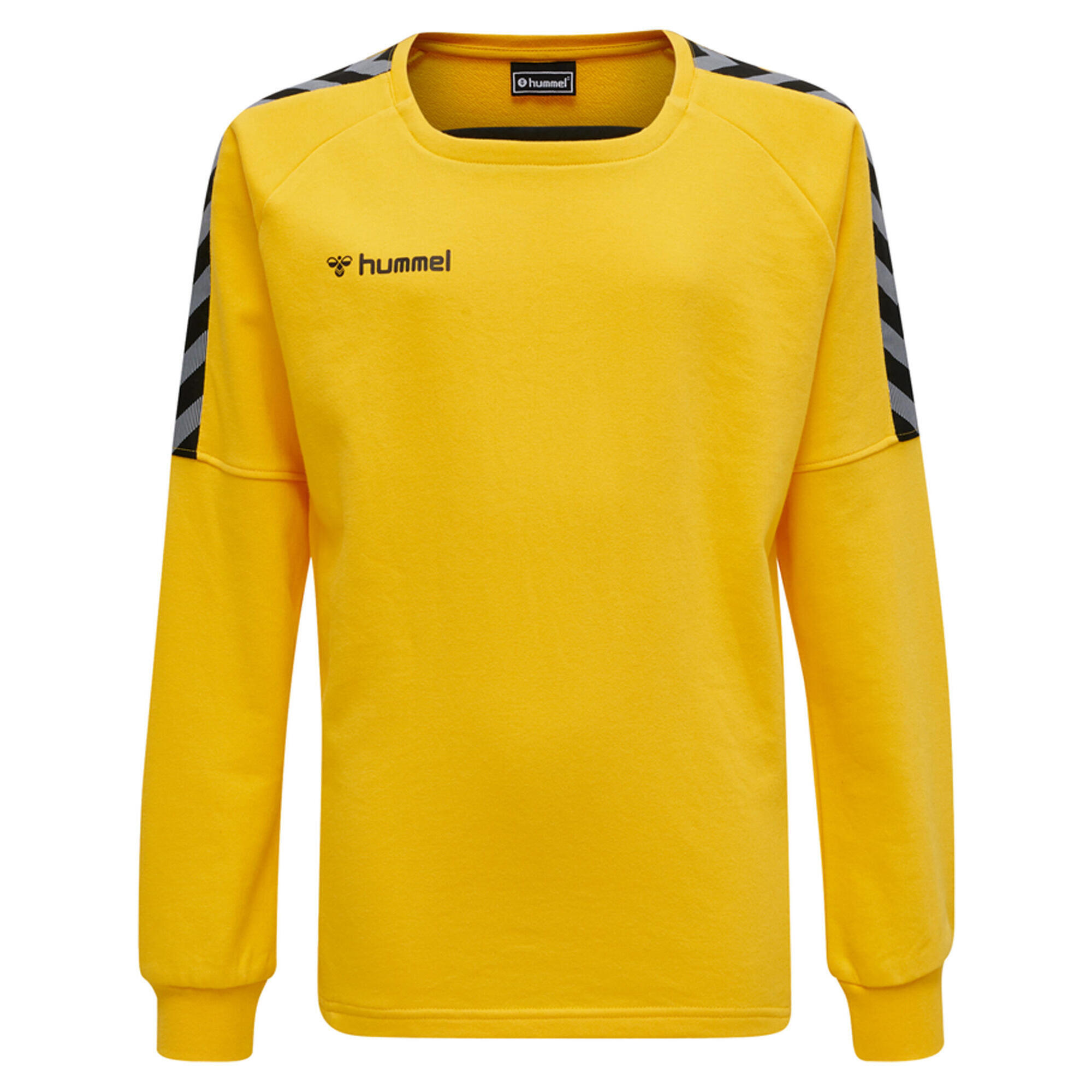 Hummel - Enfiler Sweat-shirt Hmlauthentic Enfant Hummel - Sweat-shirt - Jaune|orange - 4 À 6 Ans - Decathlon