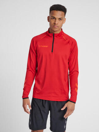 Demie-Fermeture Éclair Zip Sweat-Shirt Hmlauthentic Homme