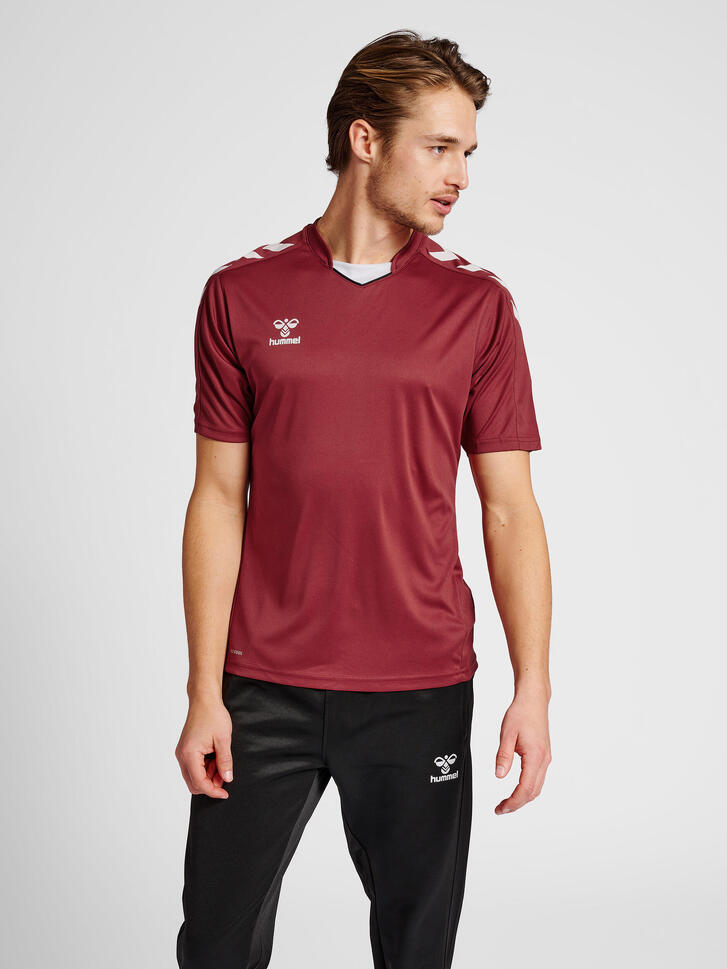 Koszulka piłkarska z krótkim rękawem męska Hummel Core XK Poly Jersey S/S