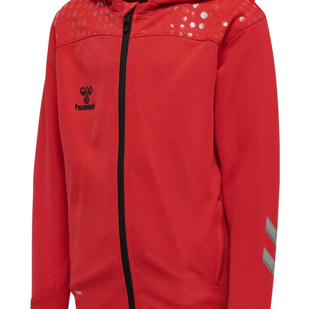 Hooded sweatshirt zip child Hummel Lead Poly