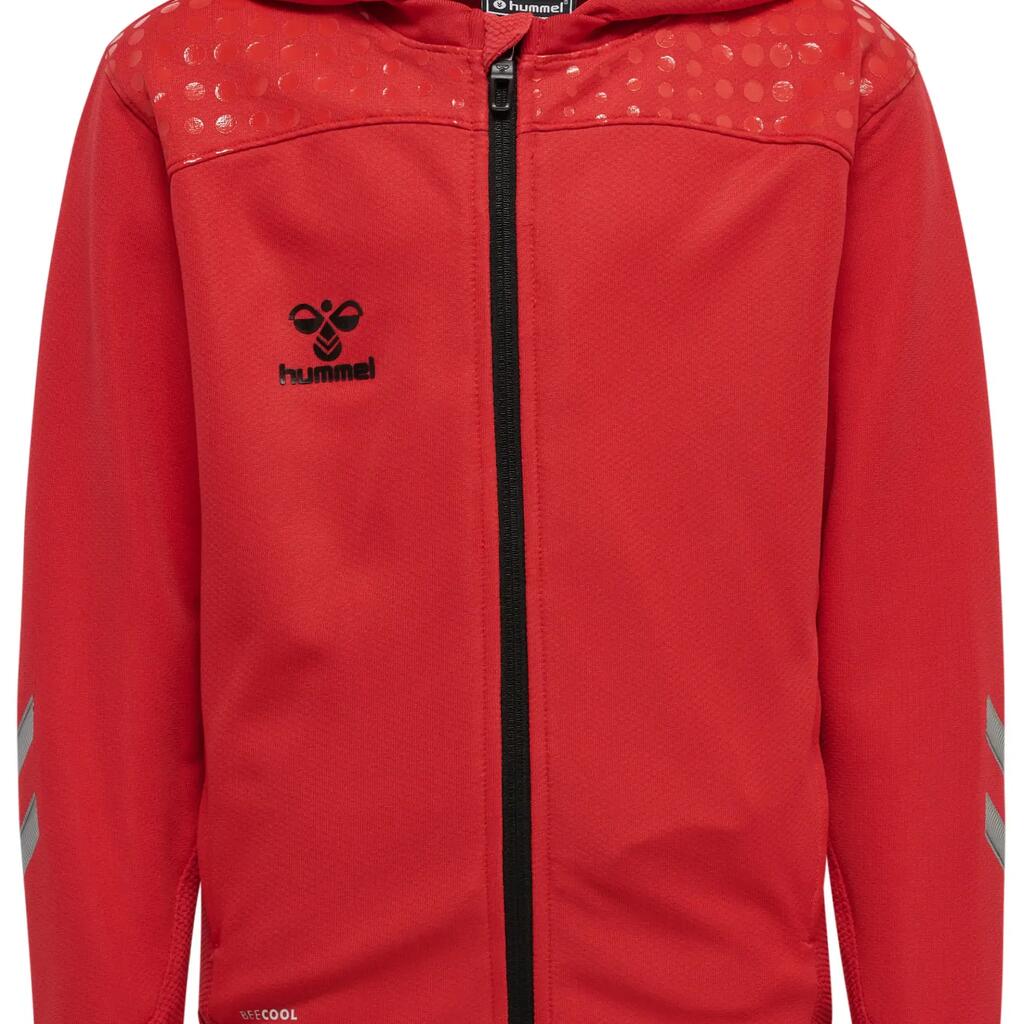 Hooded sweatshirt zip child Hummel Lead Poly