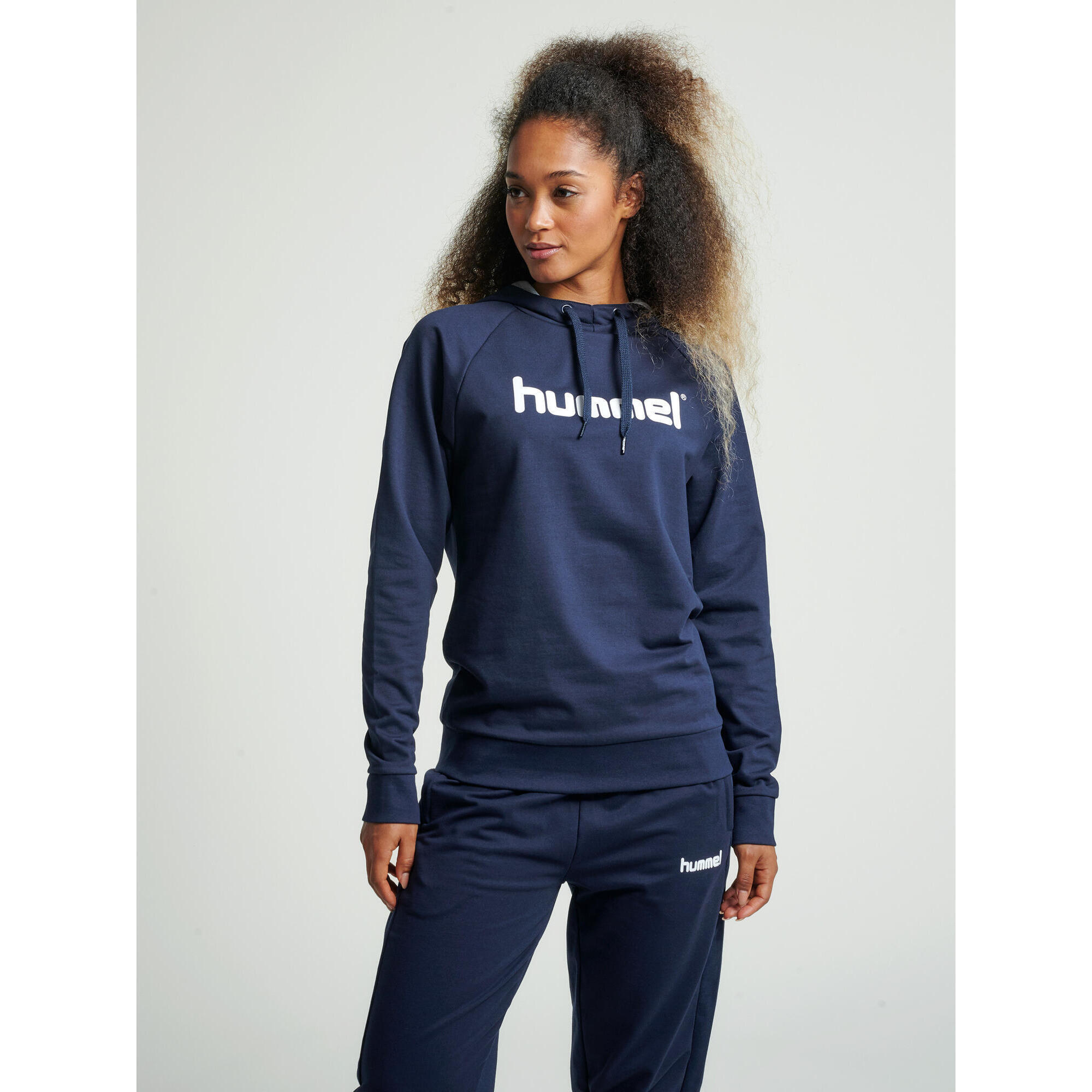 HUMMEL Felpa con cappuccio da donna Hummel Cotton Logo