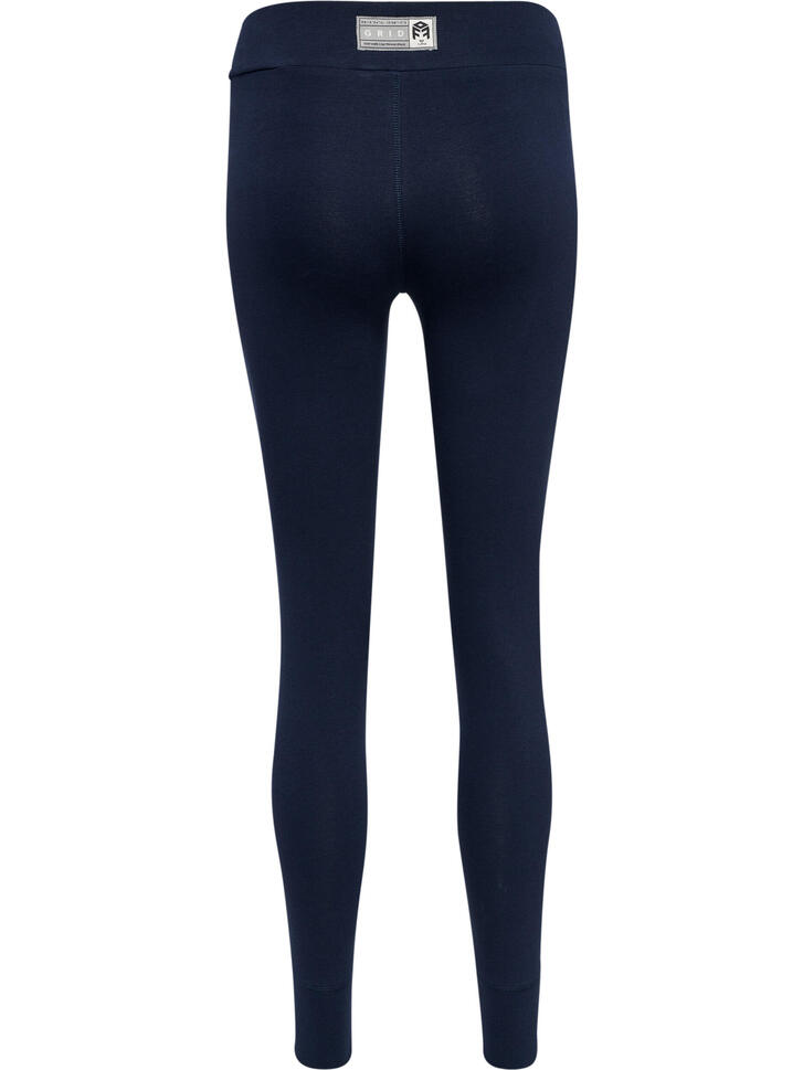Damskie legginsy bawełniane Hummel Move Grid