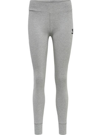 Damskie legginsy bawełniane Hummel Move Grid