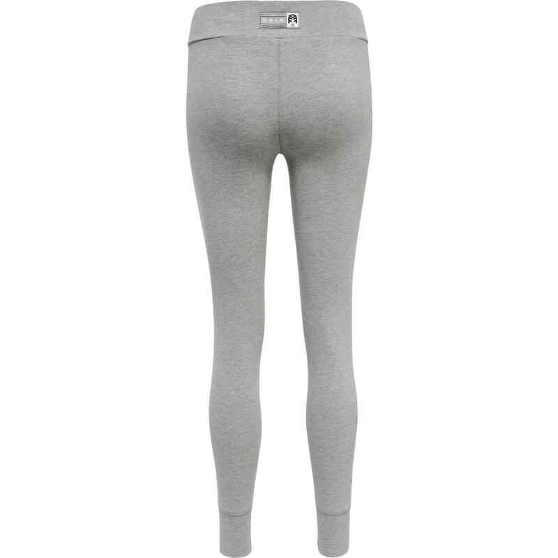 Leggings donna in cotone Hummel Move Grid