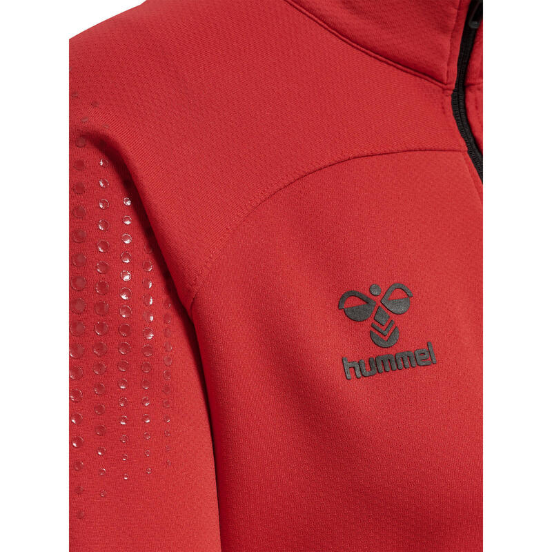Demie-Fermeture Éclair Zip Sweat-Shirt Hmllead Femme HUMMEL