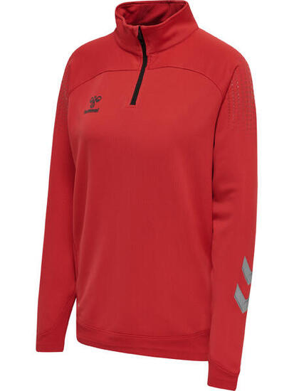 Demie-Fermeture Éclair Zip Sweat-Shirt Hmllead Femme