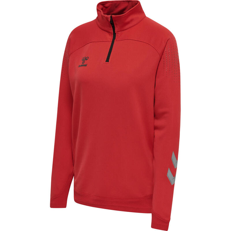 Demie-Fermeture Éclair Zip Sweat-Shirt Hmllead Femme HUMMEL