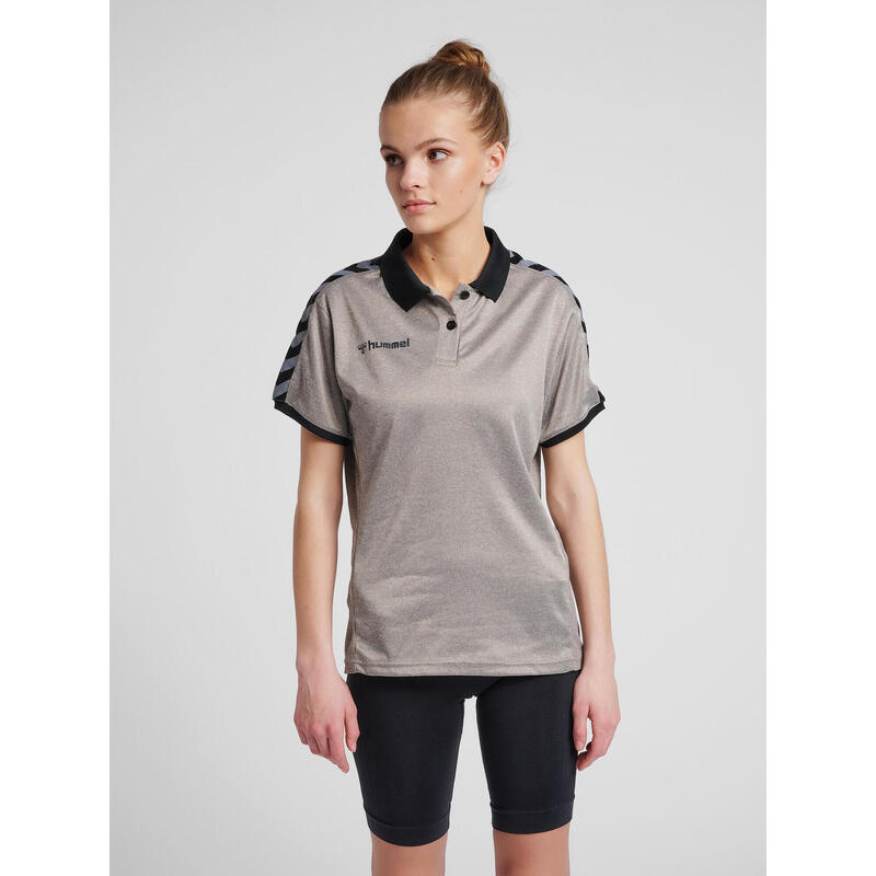 Polo Hmlauthentic Multisport Femme Absorbant L'humidité Hummel