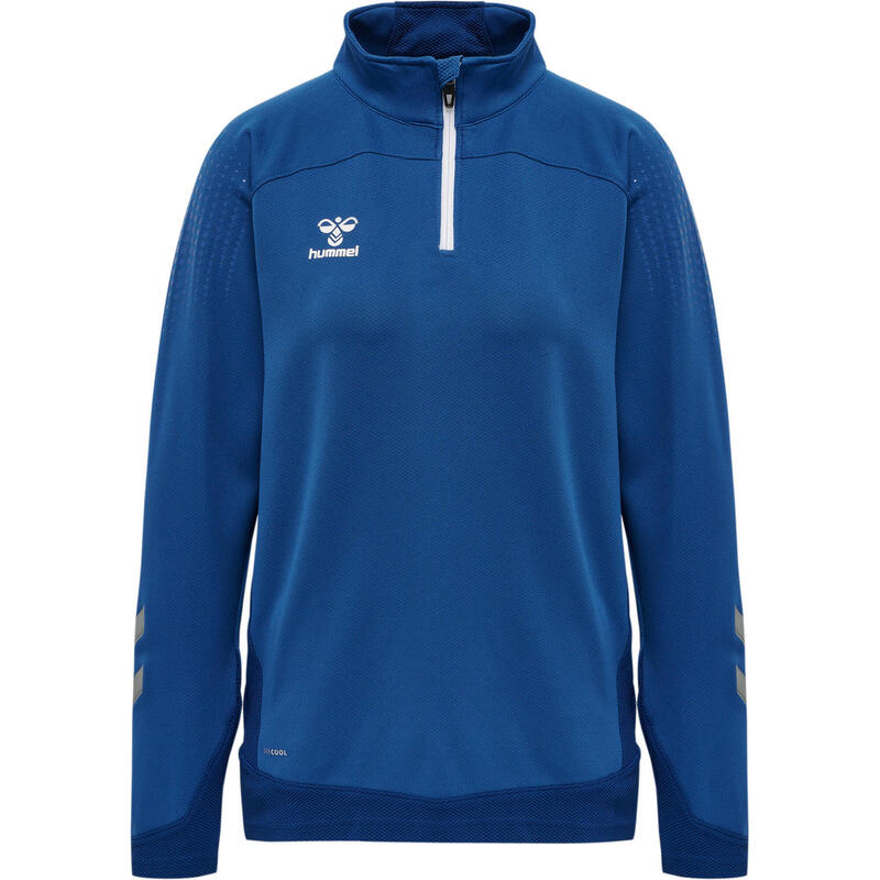 Demie-Fermeture Éclair Zip Sweat-Shirt Hmllead Femme HUMMEL