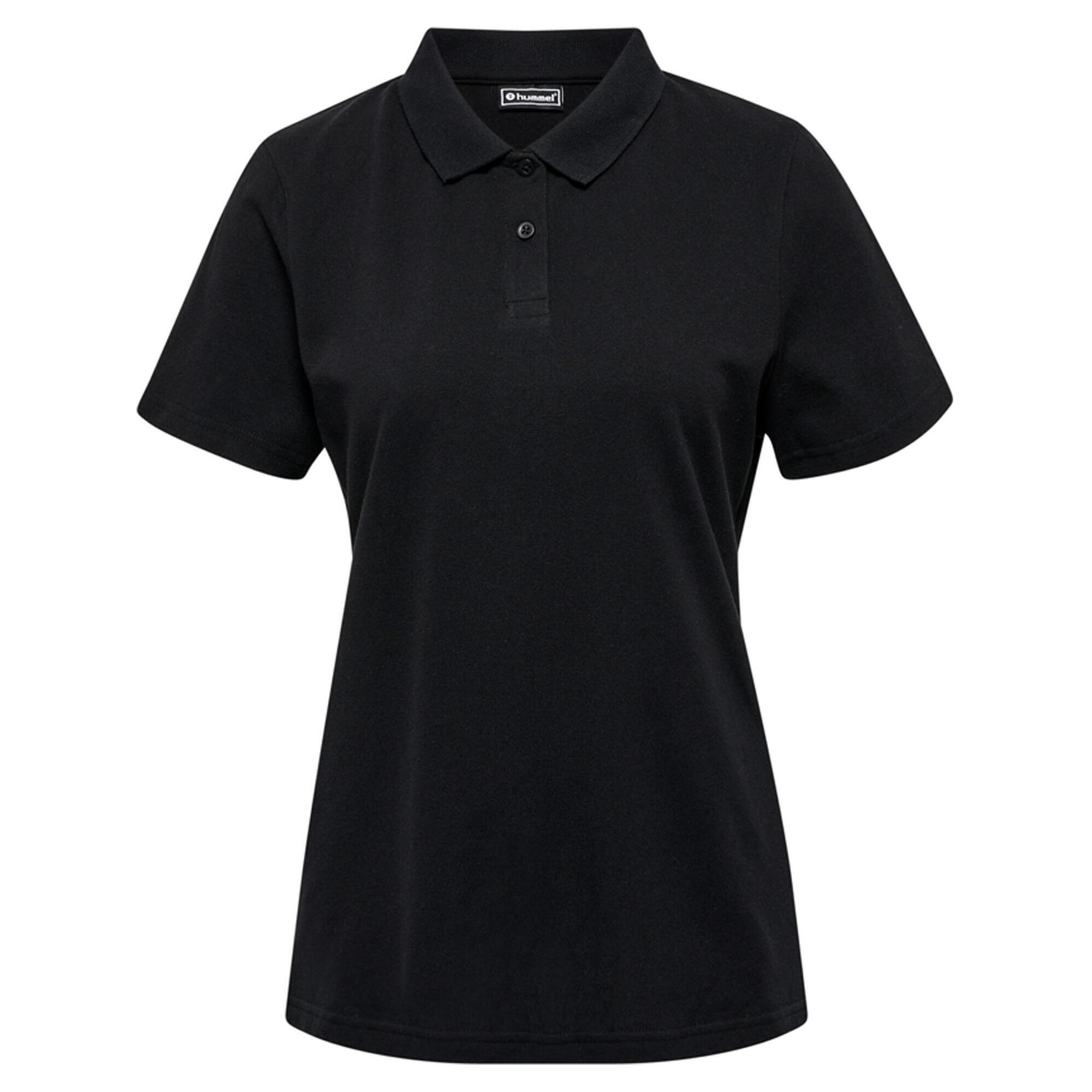 Hummel - Enfiler Polo Hmlred Femme Hummel - Polo Manches Courtes - Noir - 36 Xs - Decathlon
