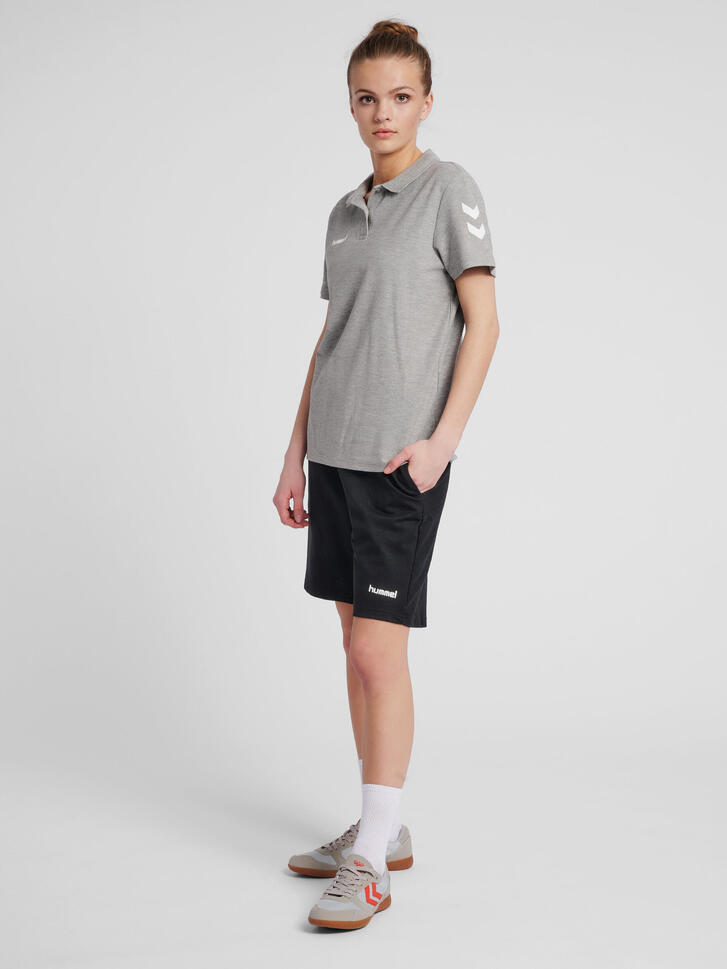 Koszulka tenisowa polo damska Hummel Go Cotton Polo Woman