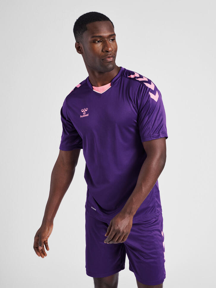 Koszulka piłkarska z krótkim rękawem męska Hummel Core XK Poly Jersey S/S