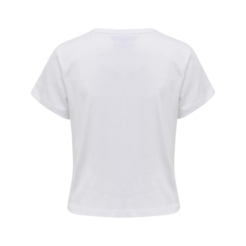 T-Shirt Hmlic Texas Cropped T-Shirt de manga curta para mulher