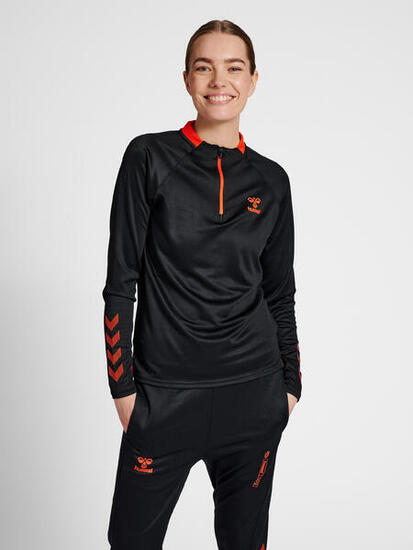 Demie-Fermeture Éclair Zip Sweat-Shirt Hmlgg12 Femme