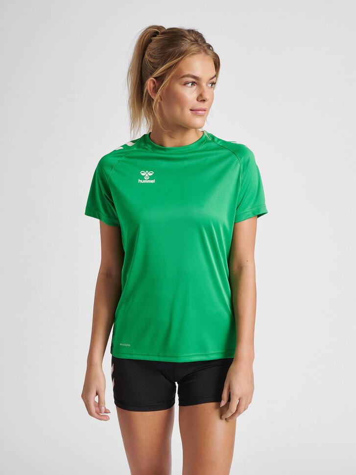 Koszulka sportowa z krótkim rękawem damska Hummel Core XK Poly T-Shirt S/S Woman