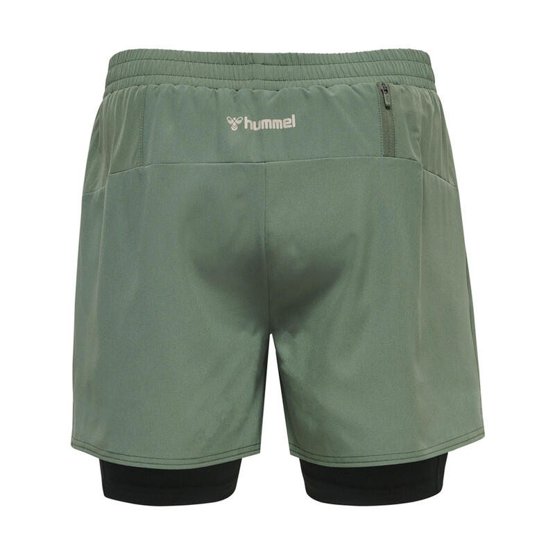 Pantalones Cortos Hmlmt Yoga Hombre Transpirable De Secado Rápido Hummel