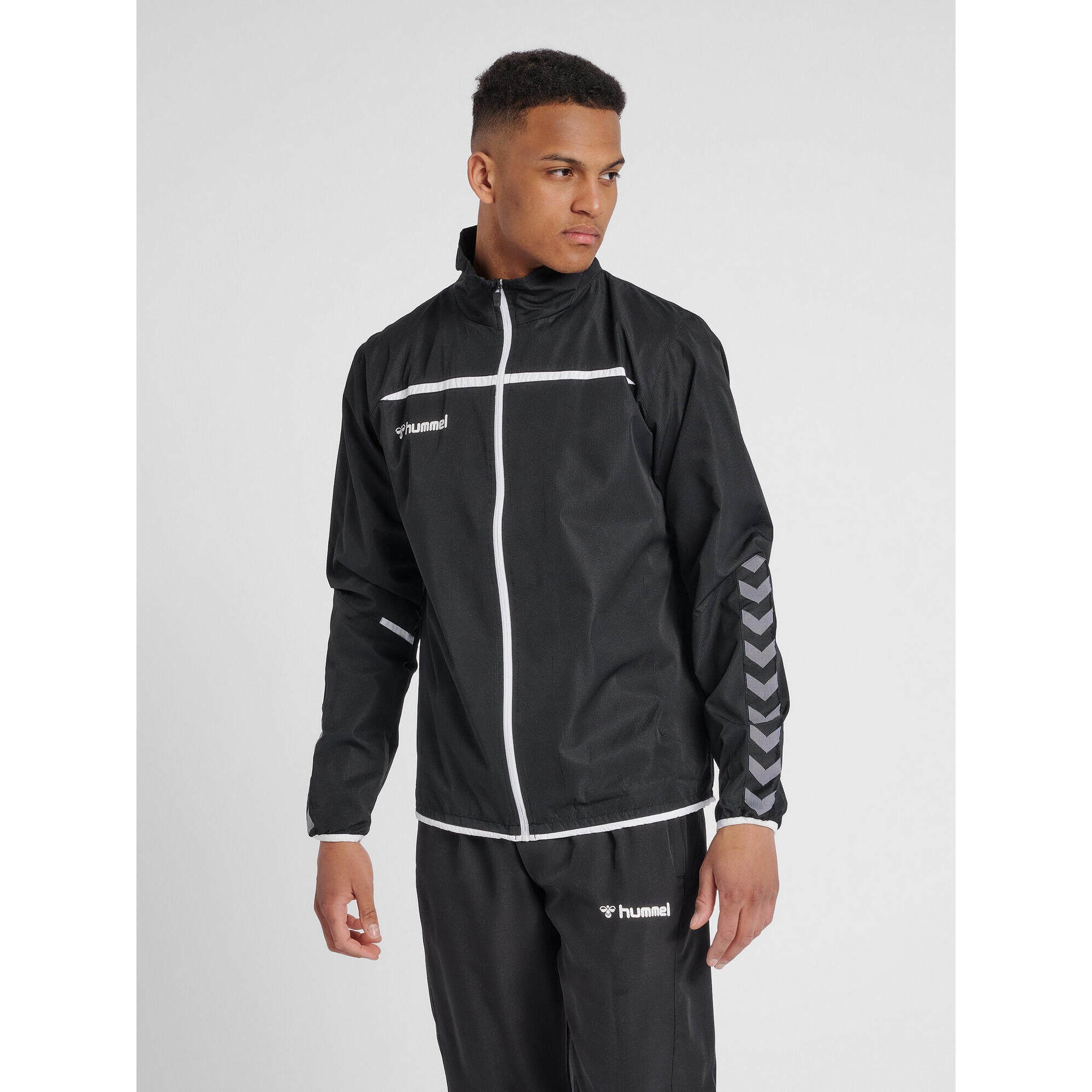 Hummel - Fermeture Éclair Zip Combinaison Hmlauthentic Homme Hummel - Veste - Blanc|noir - 56 3xl - Decathlon