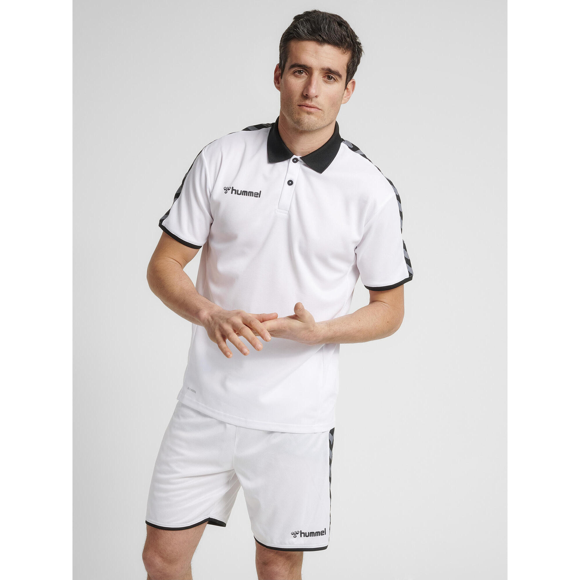 Hummel - Enfiler Polo Hmlauthentic Homme Hummel - Polo Manches Courtes - Blanc - S - Decathlon