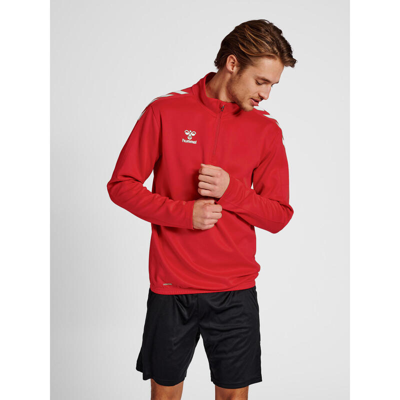 Hmlcore Xk Half Zip Poly Sweat Sweatshirt À Col Zippé Unisexe Adulte