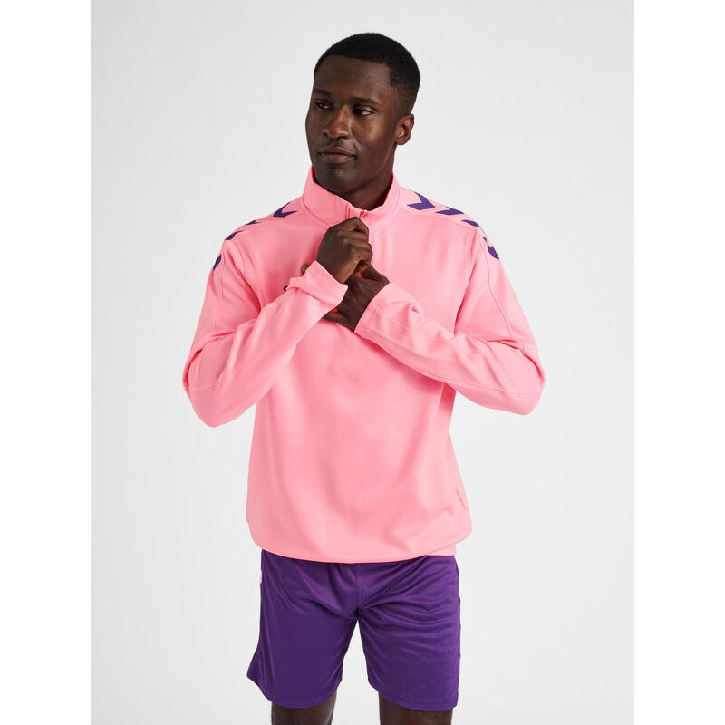 Demie-Fermeture Éclair Zip Sweat-Shirt Hmlcore Adulte HUMMEL