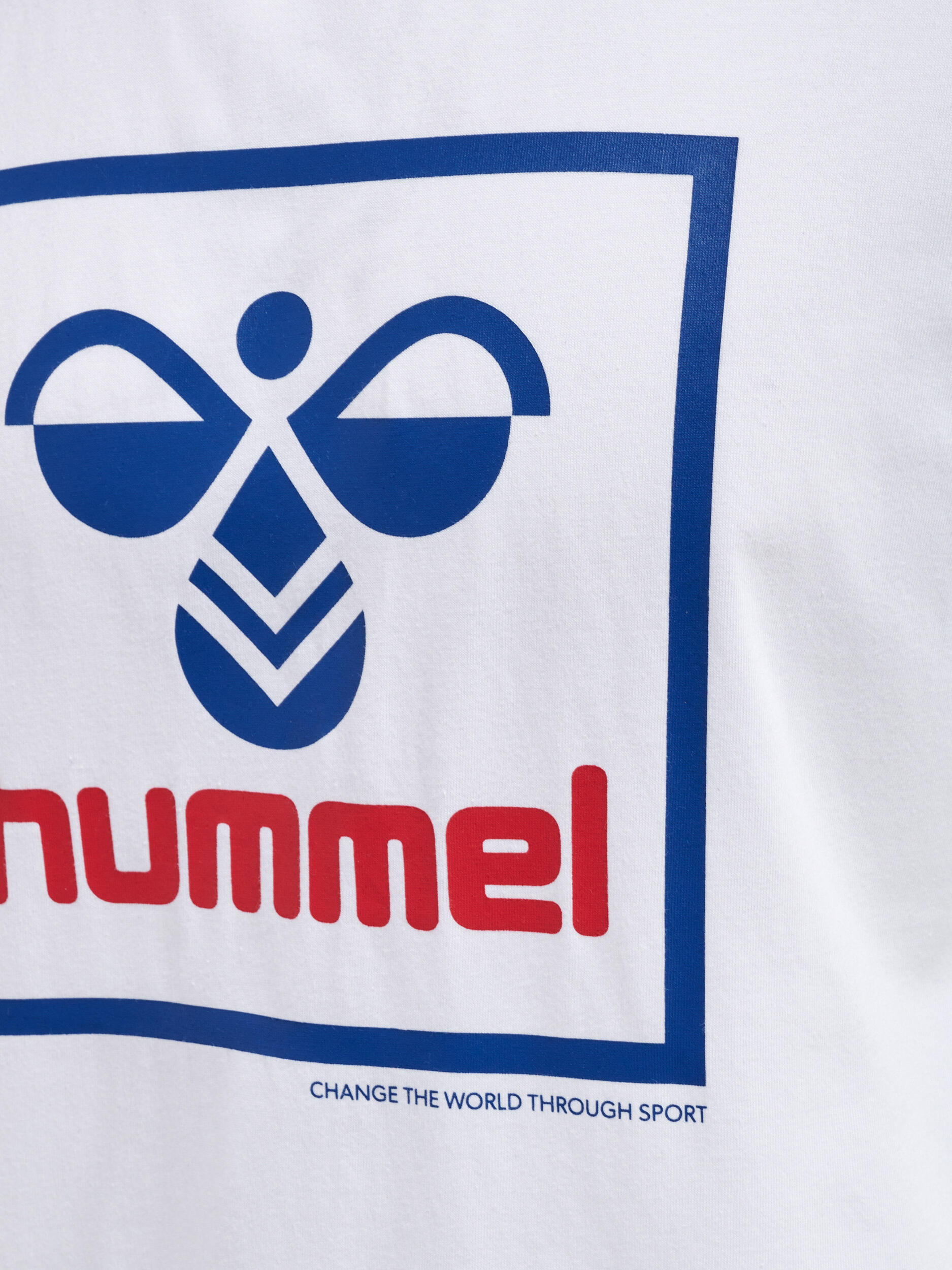 Camiseta hombre ajuste estándar Hummel Hmlisam, blanco 6/6