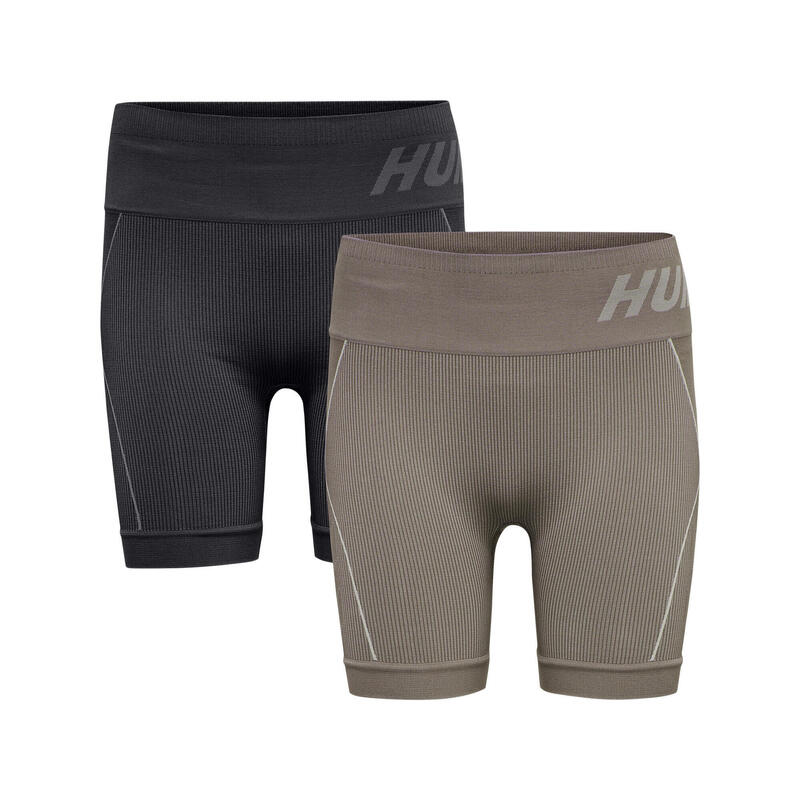 Hmlte Christel 2-Pack Seaml Shorts Enge Shorts Damen