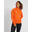 Sweatshirt Mit Kurzem Reißverschluss Damen