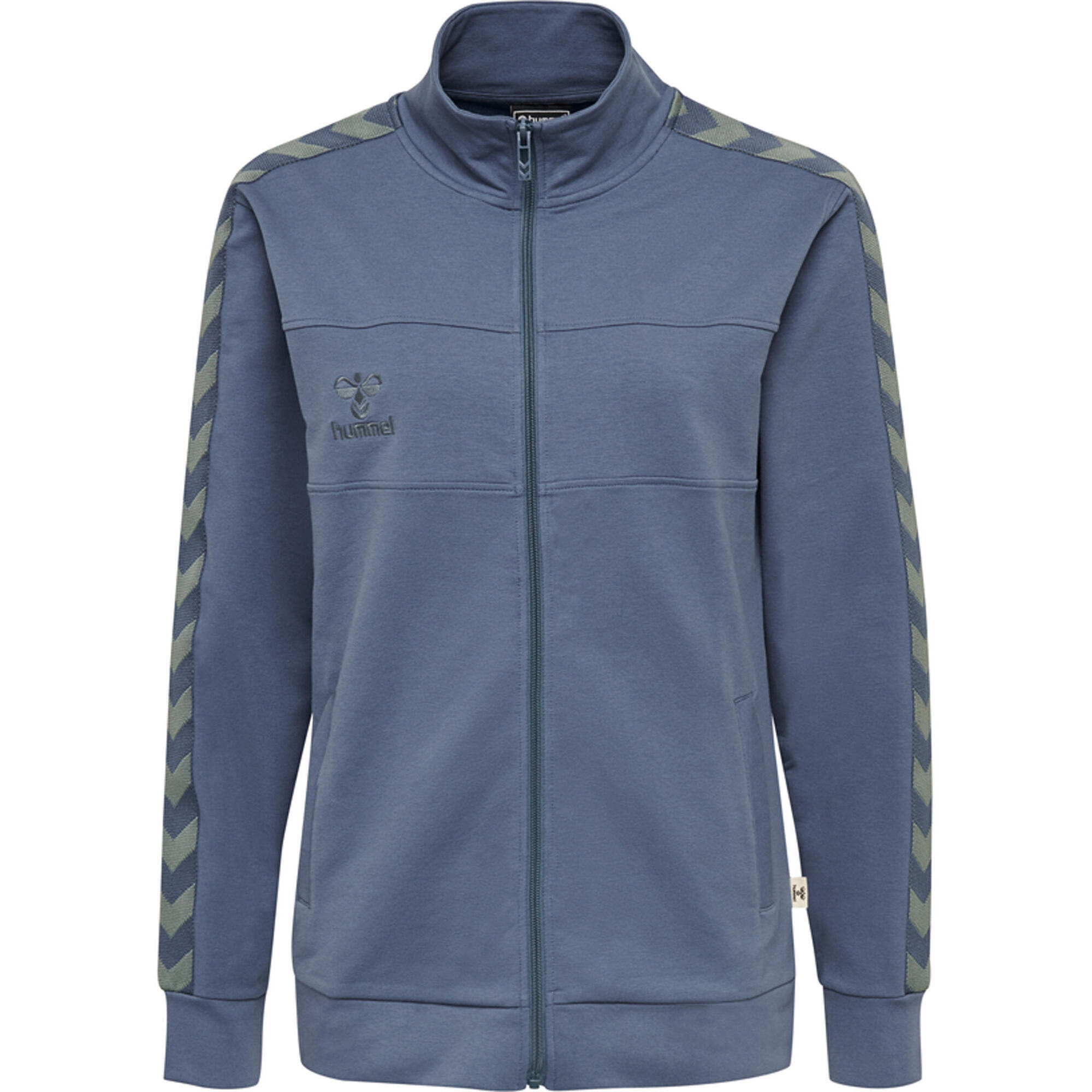 Camisola feminina hummel zip lmove classic