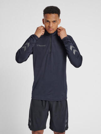 Demie-Fermeture Éclair Zip Sweat-Shirt Hmlauthentic Homme
