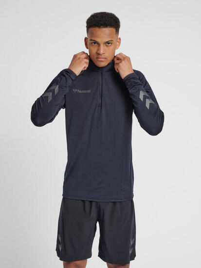 Demie-Fermeture Éclair Zip Sweat-Shirt Hmlauthentic Homme
