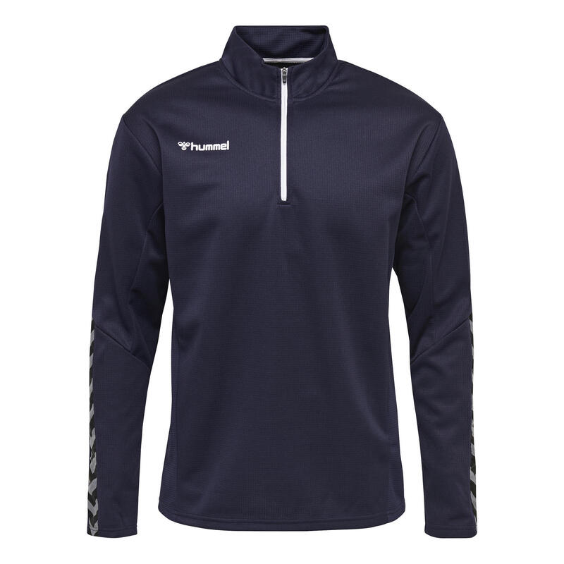 Hmlauthentic Kids Half Zip Sweatshirt Sweatshirt À Col Zippé Unisexe Enfant