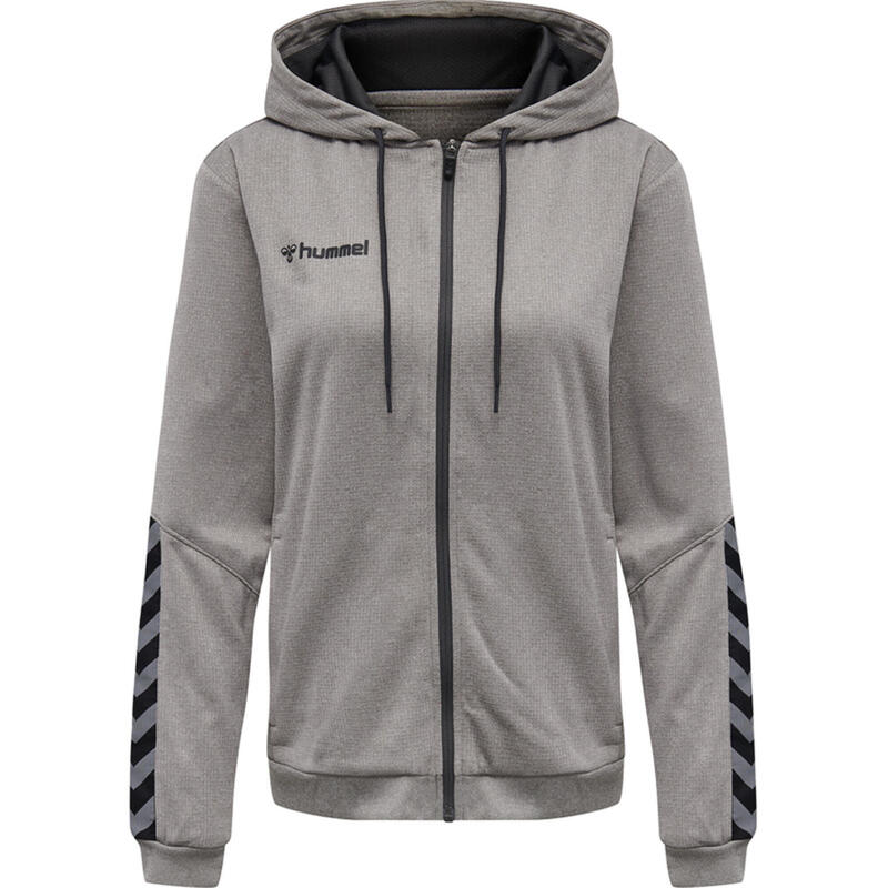 Hmlauthentic Poly Zip Hoodie Woman Sweat À Capuche Femme