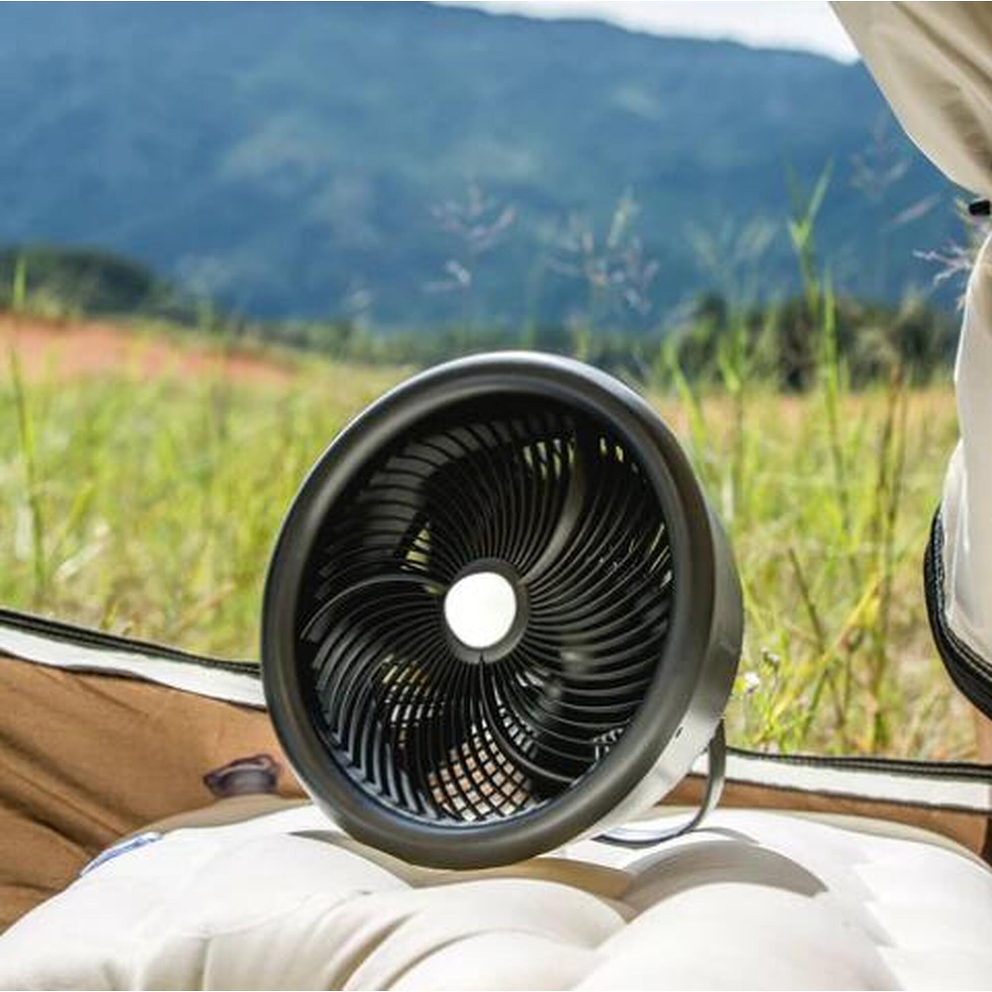 MAX COOLER Ultimate Portable 4-in-1 Outdoor Fan BLACK