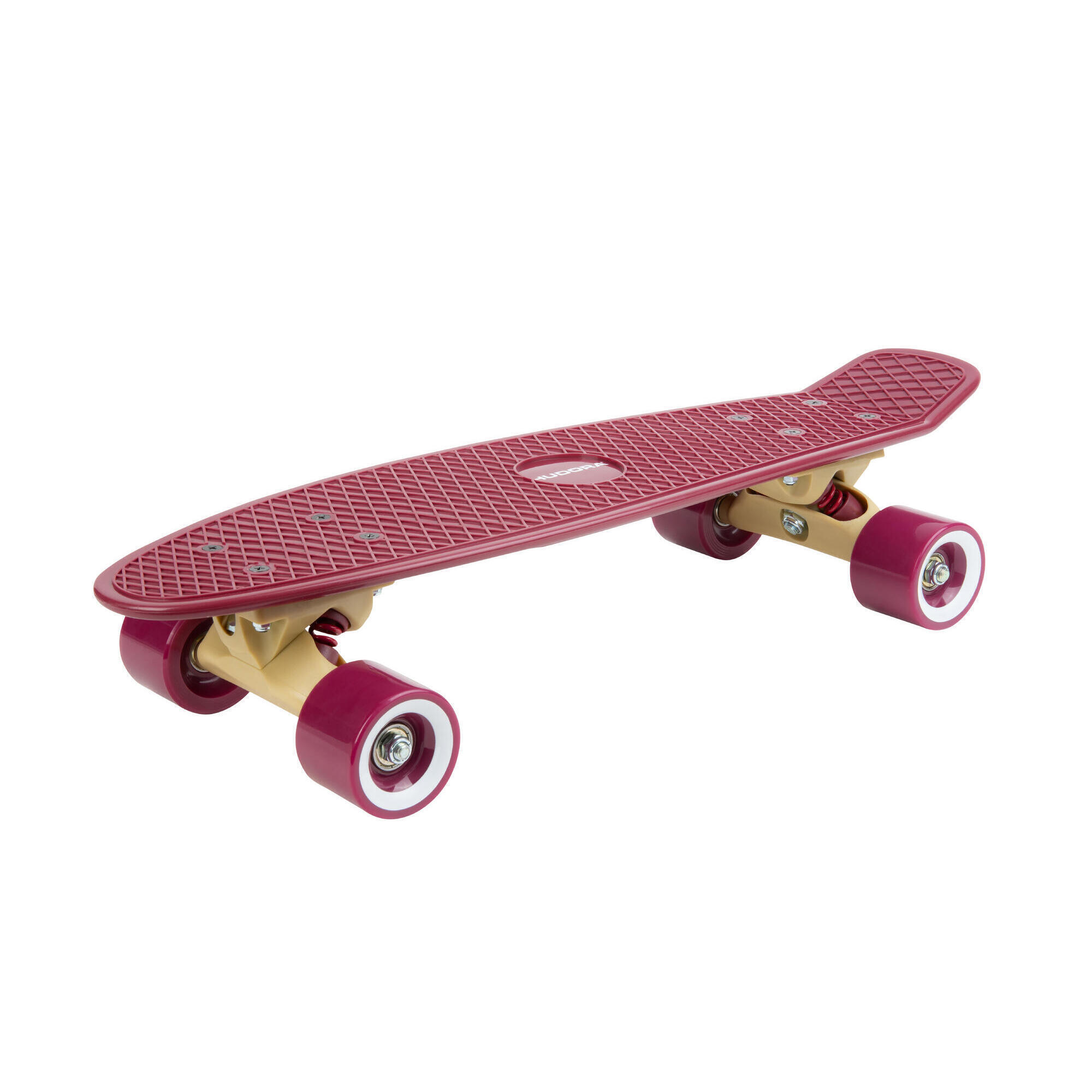 HUDORA Skateboard Retro - Curve - Burgundy