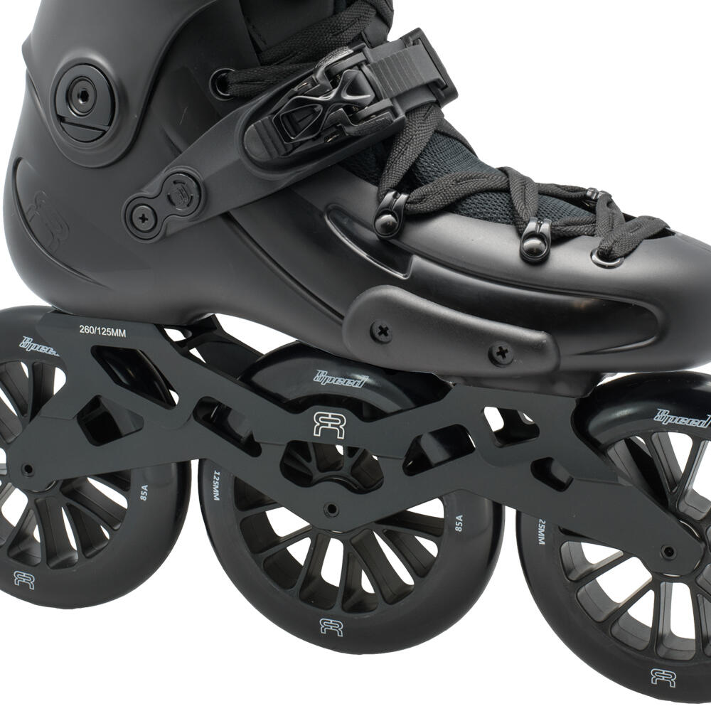 FR 1 325 UNISEX INLINE FITNESS, FREESTYLE & FREERIDE SKATES – BLACK 3/5