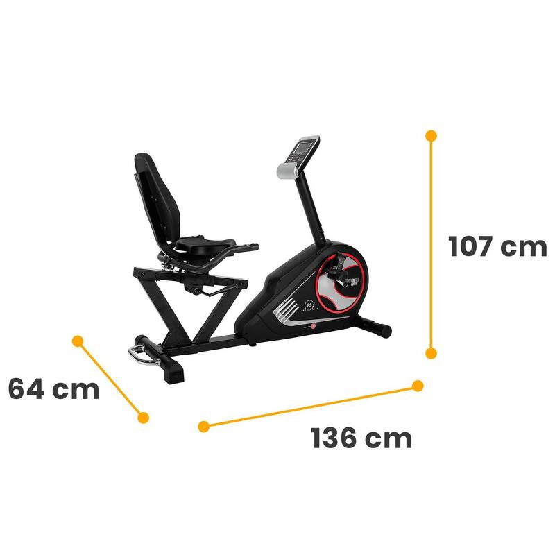 CHRISTOPEIT Vélo d'appartement assis Ergomètre RS 3